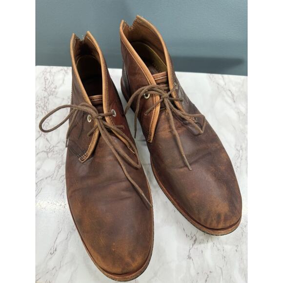 Timberland Boot Co. Men's 9M Lace Up Brown Leather Chukka Boots Wodehouse - Picture 6 of 12